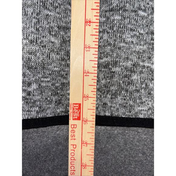 Men’s Eddie Bauer Quarter Zip With Pockets, Size Medium Gorpcore Black And Grey - Picture 7 of 8